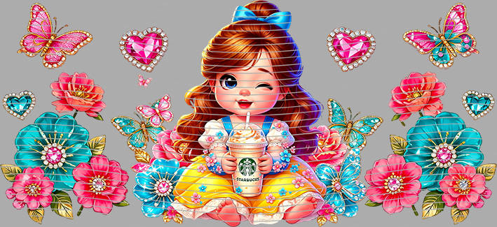 16oz Disney style-D-3001